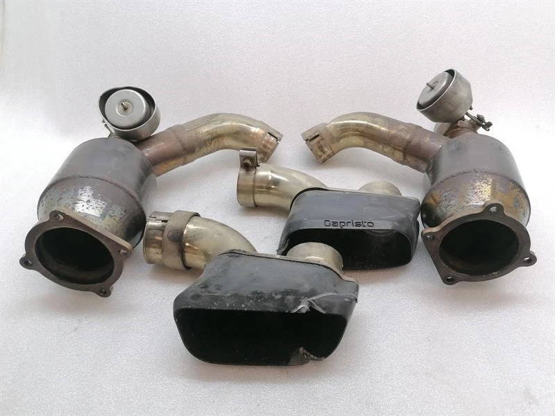 PORSCHE 911 997  Exhaust silencer CAPRISTO Auspuff Endschalldämpfer CAT KAT