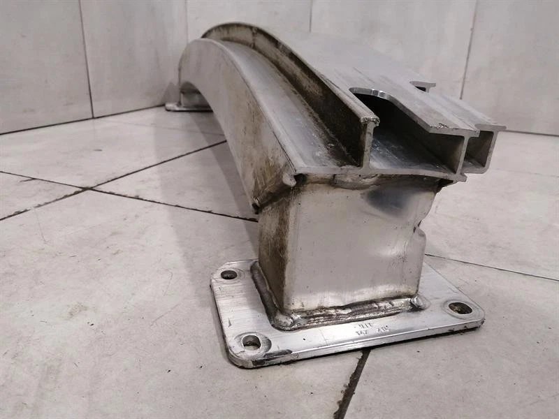 PORSCHE TAYCAN 9J Rear Bumper Beam 9J1803184C Stoßstange Träger Hinten - Image 4