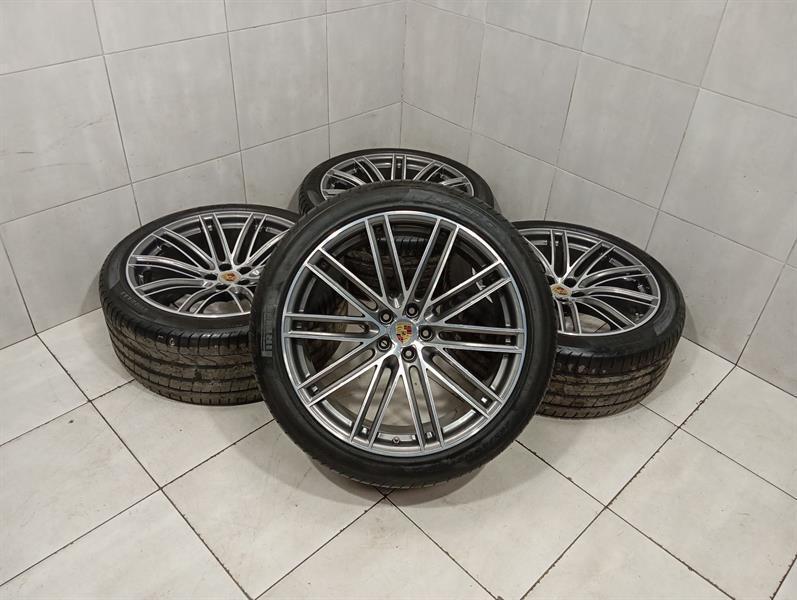 21 PORSCHE MACAN 95B Turbo IV Alloy Wheel Set 95B601025DN Alufelge 95B601025DP