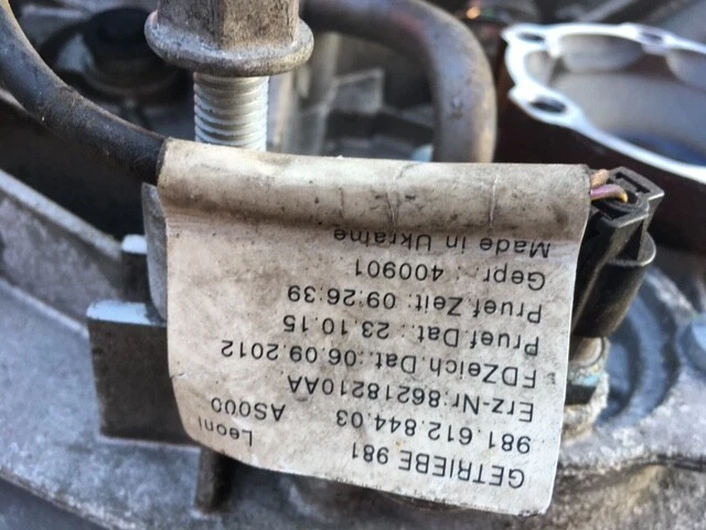 2016 PORSCHE CAYMAN 981 98130002024 GT4 Manual LSD SPERRE G8120 Schalt Getriebe - Image 4