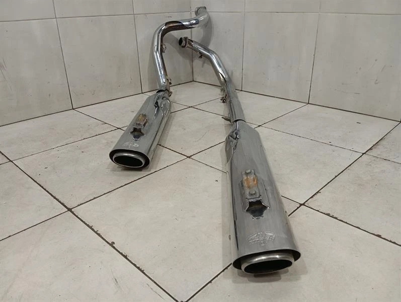 HARLEY-DAVIDSON TWIN CAM ENGINE 98-17 EXHAUST VANCE & HINES EVO Auspuff CHROME - Image 6