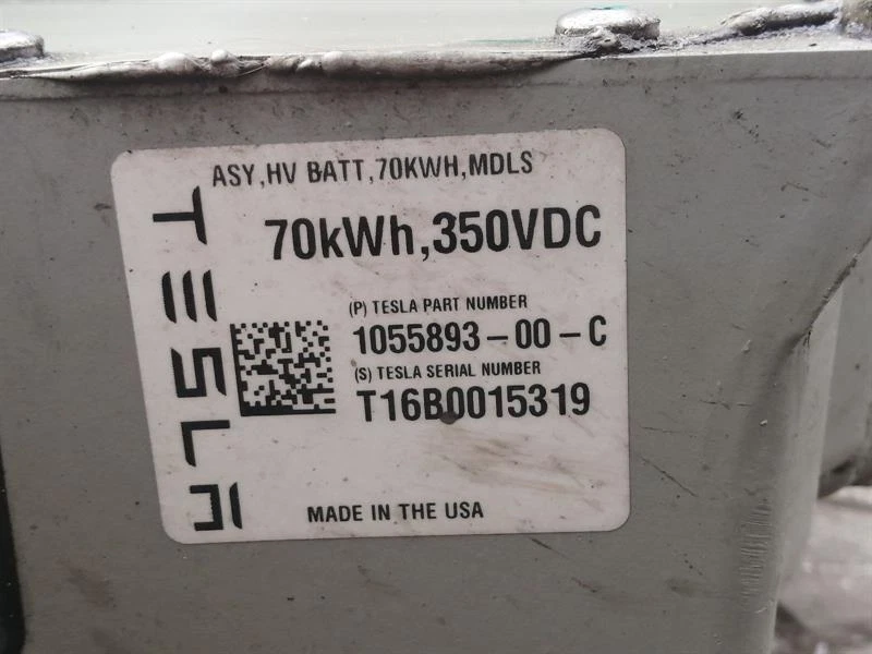 2016 TESLA MODEL S 70 COMPLETE BATTERY 1055893-00-C 70kWh LiON BATTERIE KOMPLETT - Image 6