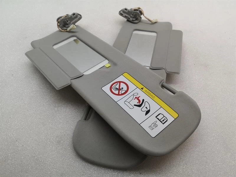 TESLA MODEL 3 LONG RANGE Sun visor set 1088740-06-F Sonnenblende Blende - Image 5