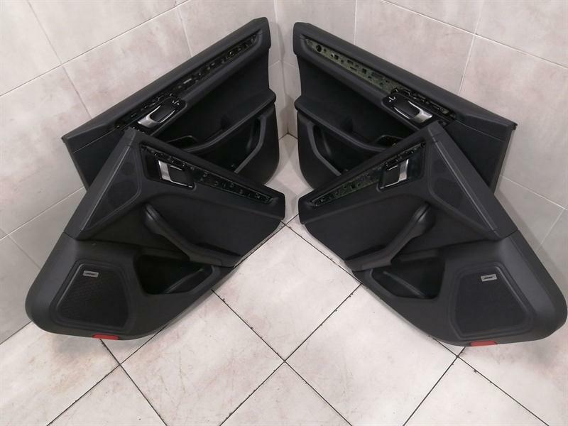PORSCHE MACAN 95B Door card Set Türverkleidung Satz Full Leather Voll Leder BOSE