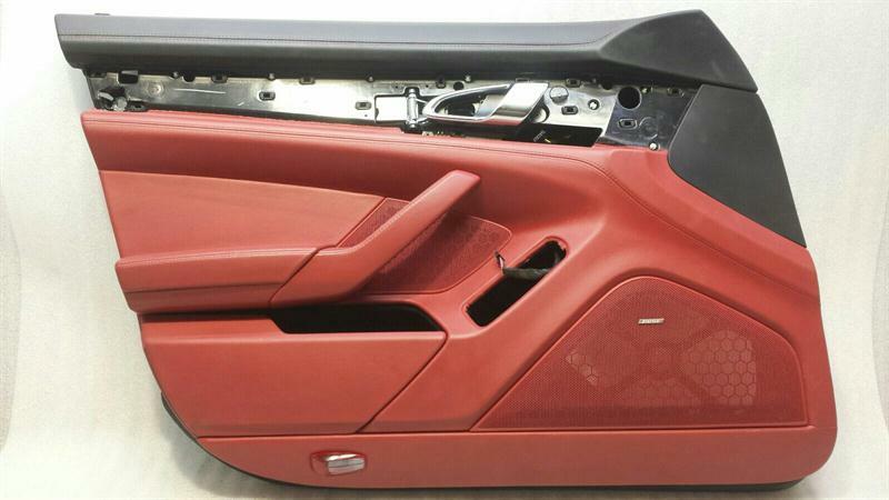 PORSCHE Panamera 970 Door card Front Left Türverkleidung Vorne Left Leder