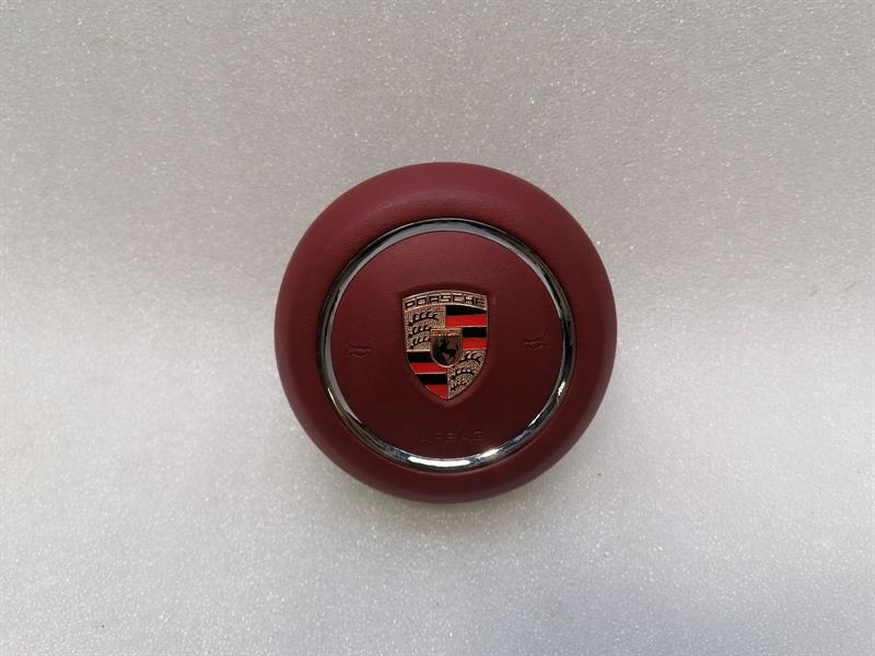 PORSCHE BOXSTER 718 Modul 982880201K Steering wheel Module BORDEAUX RED
