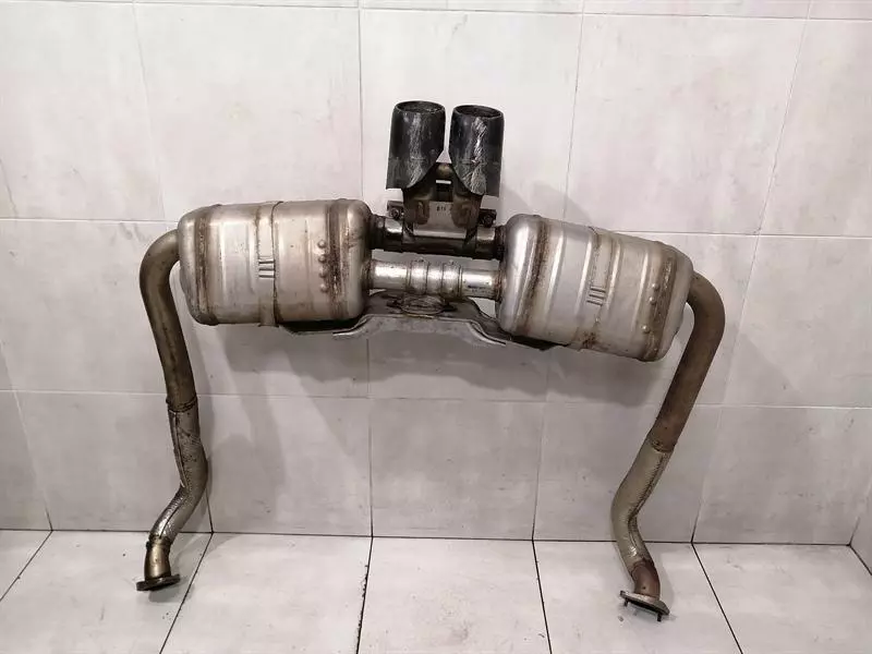 PORSCHE BOXSTER CAYMAN 718 Exhaust silencer 982251052E Auspuff Endschalldämpfer