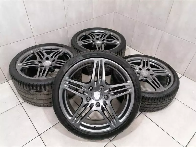 19 PORSCHE 911 997 4S AWD Alloy Wheel Set 99736215602 Alufelge 99736216202 SATZ - Image 2