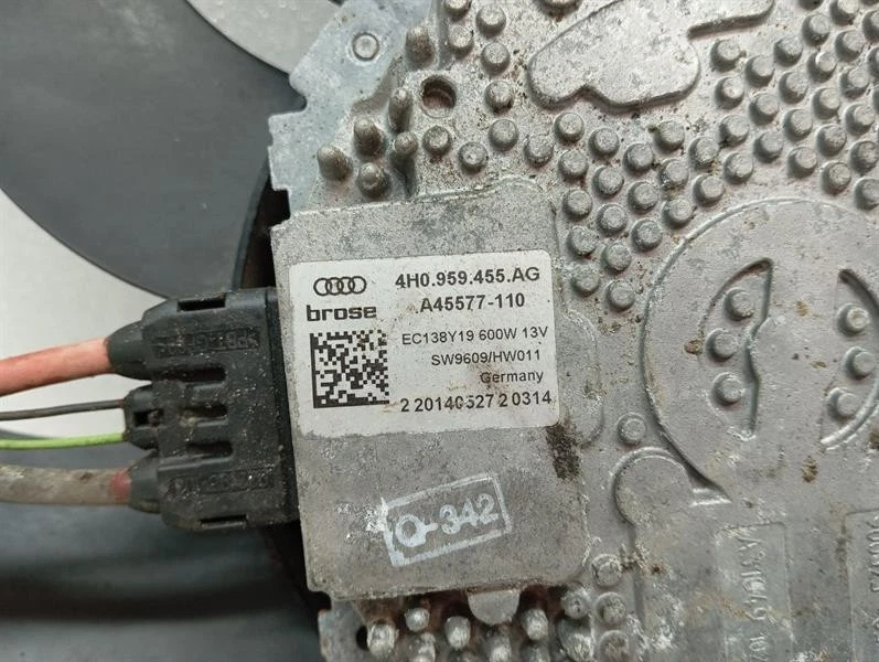 BENTLEY CONTINENTAL GT V8S Cooling fan 4H0959455AG LUEFTER - Image 6