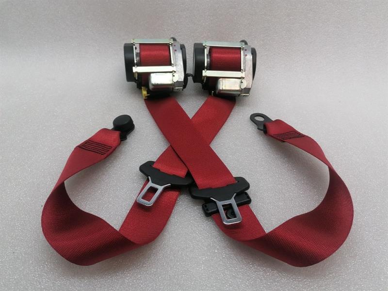 PORSCHE CAYMAN 981 Front seatbelt 98180303303 RED ROT Sicherheitsgurt Gurt Vorne