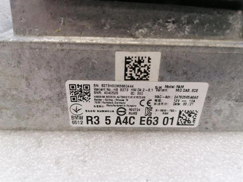 BMW iX3 G08 Amplifier 6512R35A4CE63 Verstärker Rp Receiver Audio Module - Image 7