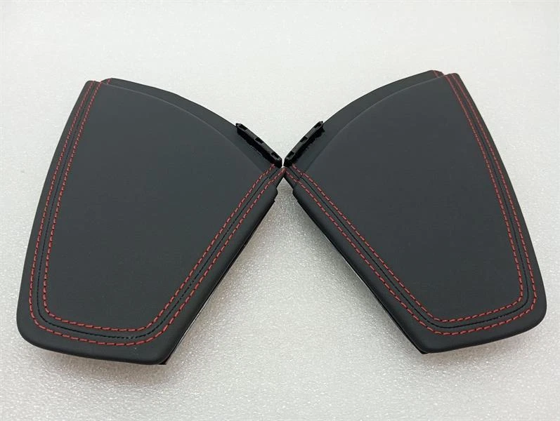 PORSCHE 911 991 99155240602 Leather EXCLUSIVE dashboard cover set RED stitching - Image 2