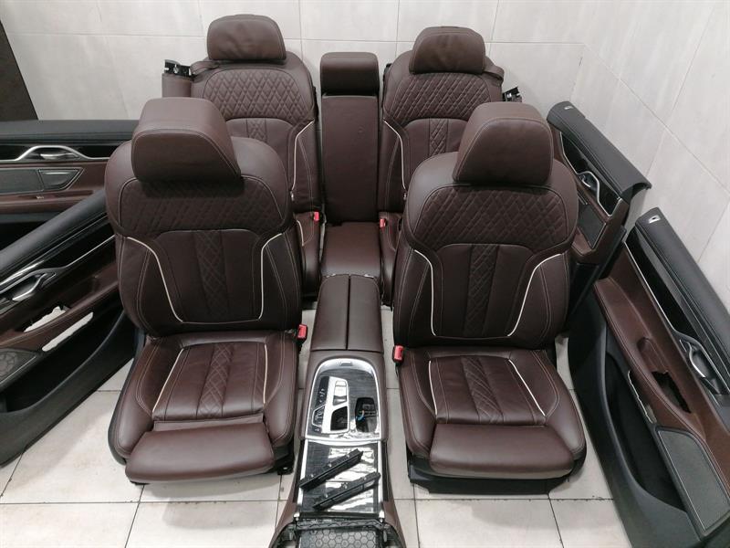 BMW 7 G11 Seats INTERIOR SET Sitz Interior MOKKA BROWN LEATHER LEDER MASSAGE