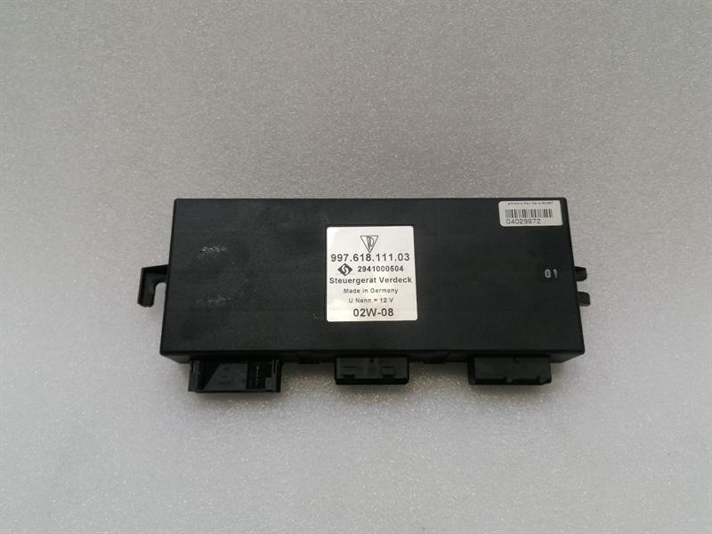 PORSCHE 911 997 Cabrio Roof Module 99761811103 Cabrio Dachmodul