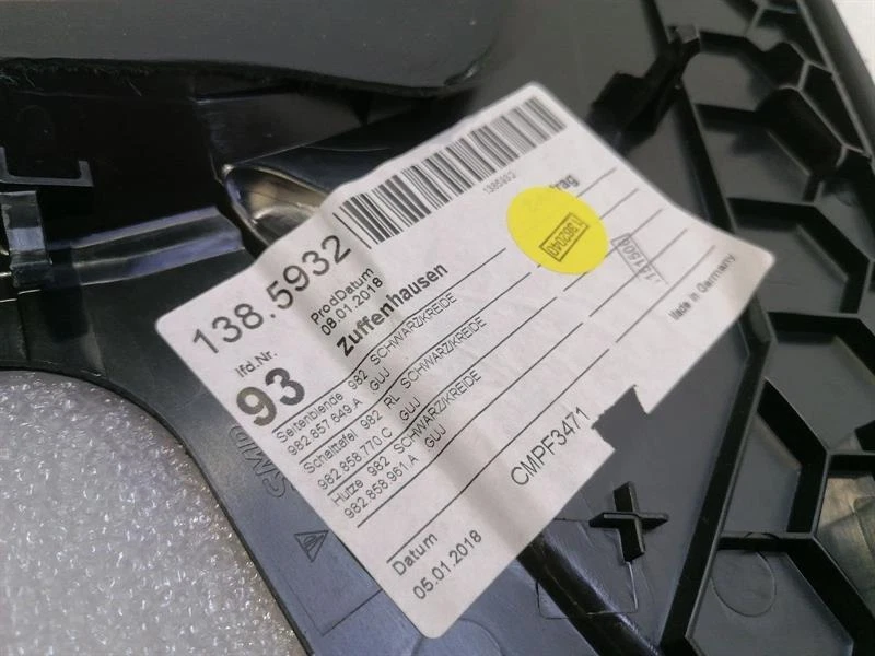 PORSCHE BOXSTER 718 982857649A LEATHER Console covers Leder Konsole - Image 5