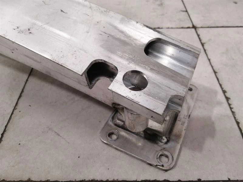 PORSCHE TAYCAN 9J Rear Bumper Beam 9J1803184C Stoßstange Träger Hinten - Image 6