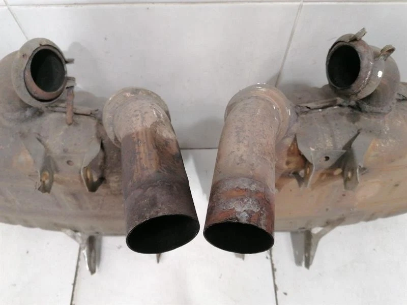 PORSCHE 911 996 Exhaust silencer 99611112257 Auspuff Endschalldämpfer SET SATZ - Image 3