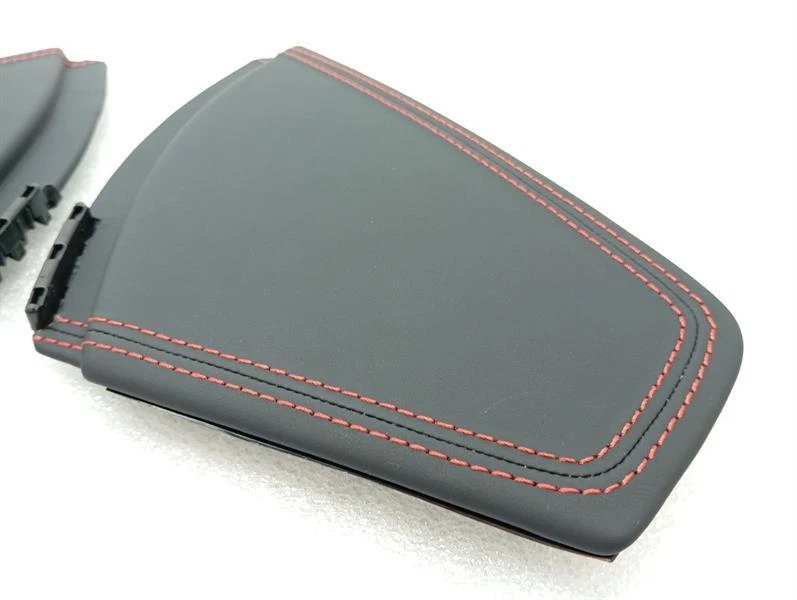 PORSCHE 911 991 99155240602 Leather EXCLUSIVE dashboard cover set RED stitching - Image 5