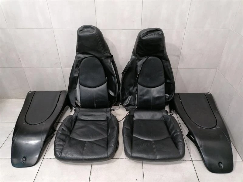PORSCHE 911 997 Seat COVERS HEATED 99765310502 Sitz LOGO WAPPEN BEHEIZT 12 WAY