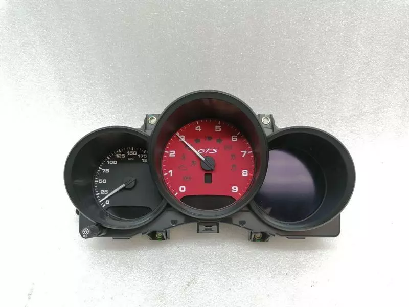 PORSCHE BOXSTER 981 Instrument cluster 98164113701 MPH  GTS CARMINE RED