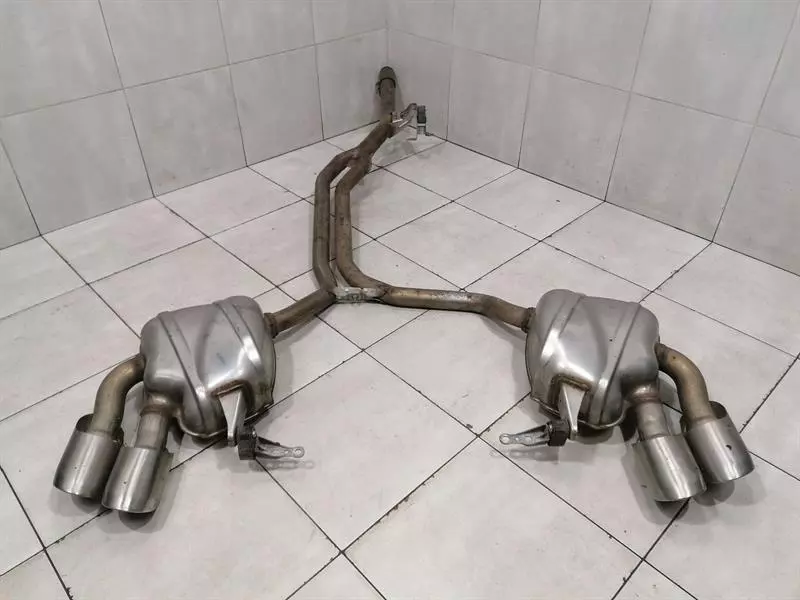 PORSCHE MACAN 95B  Exhaust silencer 95B253611D Auspuff Endschalldämpfer