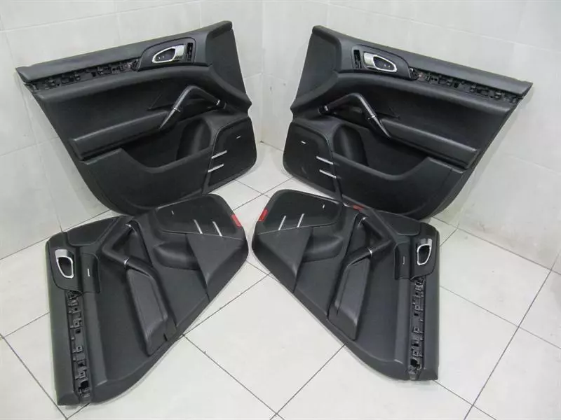 PORSCHE CAYENNE 958 92A Door card SET VOLL LEDER SATZ Türverkleidung EXCLUSIVE